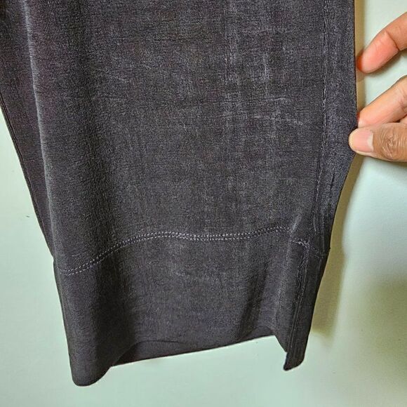 EUC VINTAGE LINDEN HILL BLACK SLINKY SOFT STRAIGHT PANTS SIZE M - Picture 15 of 16